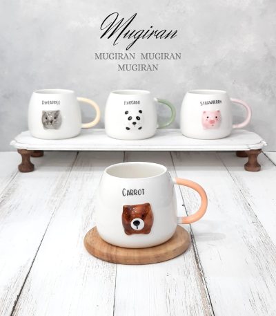 ماگ سرامیکی حیوانات برجسته