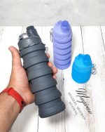 قمقمه سیلیکونی تاشو طرح ساده - Image 4