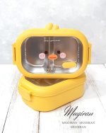 لانچ باکس استیل وارداتی طرح جوجه