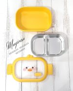 لانچ باکس استیل وارداتی طرح جوجه - Image 4