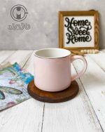 ماگ سرامیکی براق لبه طلایی - Image 4