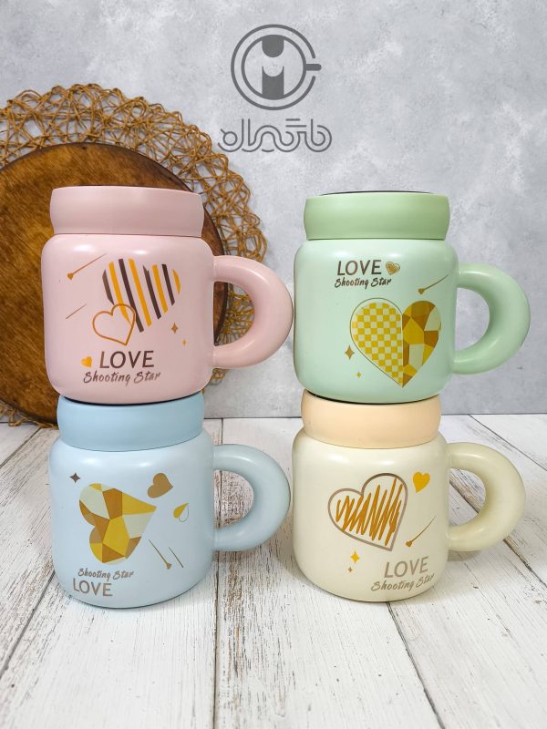 ماگ سرامیکی درب‌آینه Love