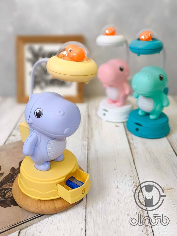 چراغ مطالعه شارژی چندمنظوره دایناسور