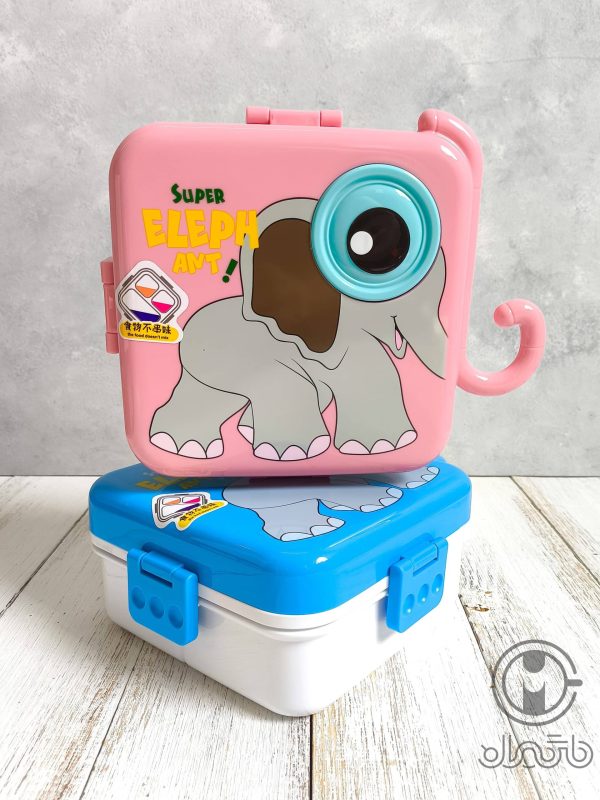 لانچ‌باکس دوطبقه وارداتی طرح فیل