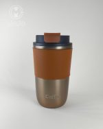 خرید تراول ماگ کافی دور چرمی