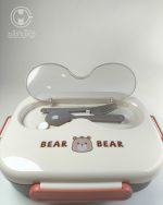 خرید لانچ باکس استیل 4 قسمته حیوانات