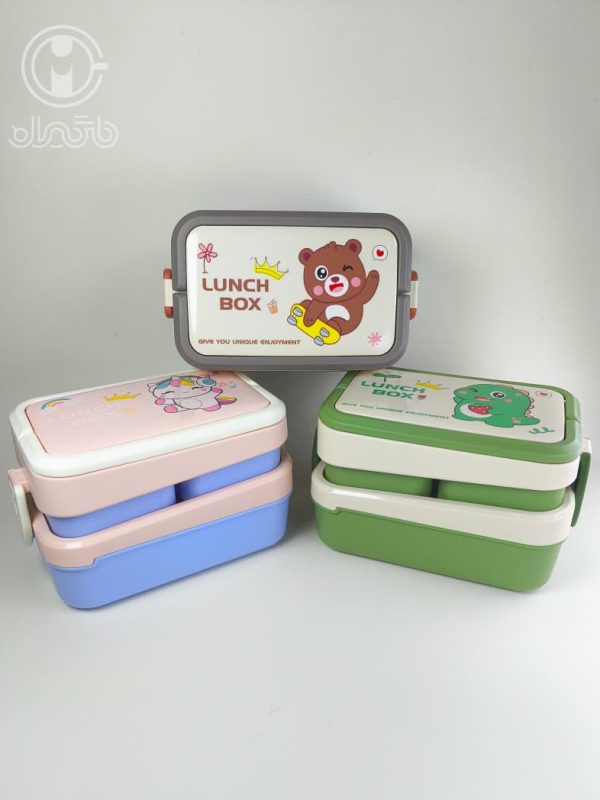 خرید لانچ باکس دوطبقه فانتزی