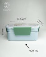 لانچ باکس دوطبقه استیل کودکانه Capy Bara - Image 4