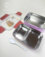 لانچ باکس دوطبقه استیل کودکانه Capy Bara - Image 2