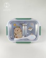 لانچ باکس دوطبقه استیل کودکانه Capy Bara - Image 5