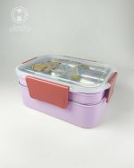 لانچ باکس دوطبقه استیل کودکانه Capy Bara - Image 8