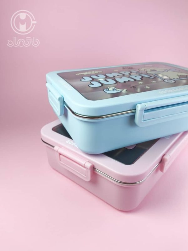 ظرف غذا داخل استیل چهارقسمته جامپ جامپ