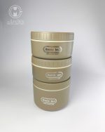 لانچ باکس سه عددی کیف‌ دار استیل bento box - Image 6