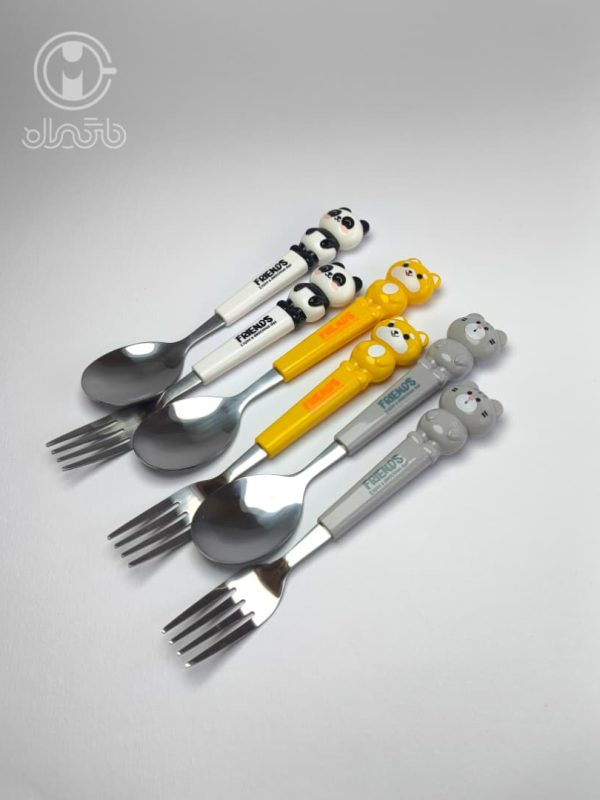 قاشق و چنگال فانتزی باکس دار Friends