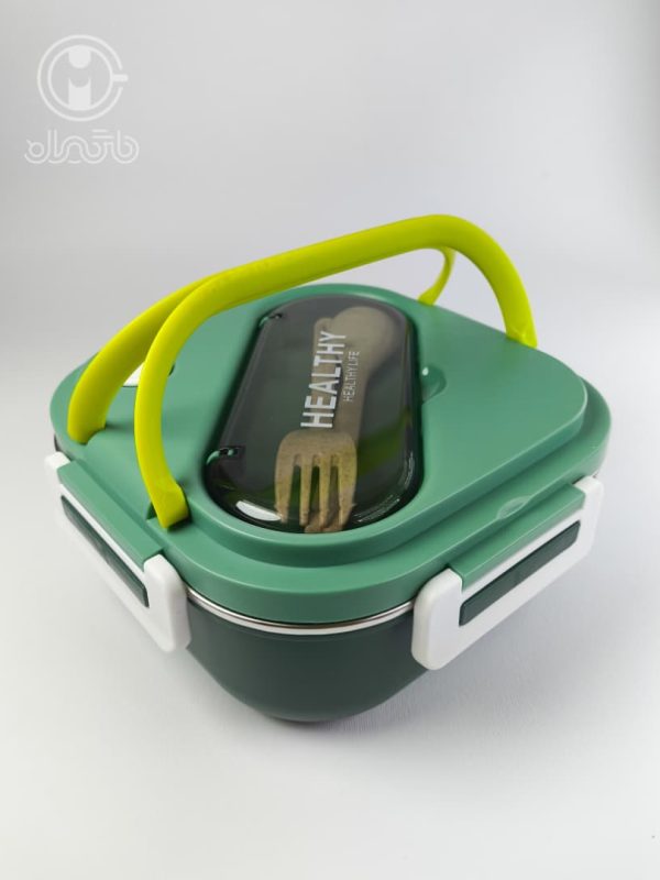 لانچ‌باکس استیل healthy life مکعبی