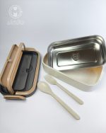 لانچ باکس استیل healthy life یک طبقه - Image 2