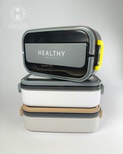 لانچ باکس استیل healthy life یک طبقه