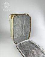 لانچ باکس سه عددی کیف‌ دار استیل LUNCH BOX مکعبی - Image 4